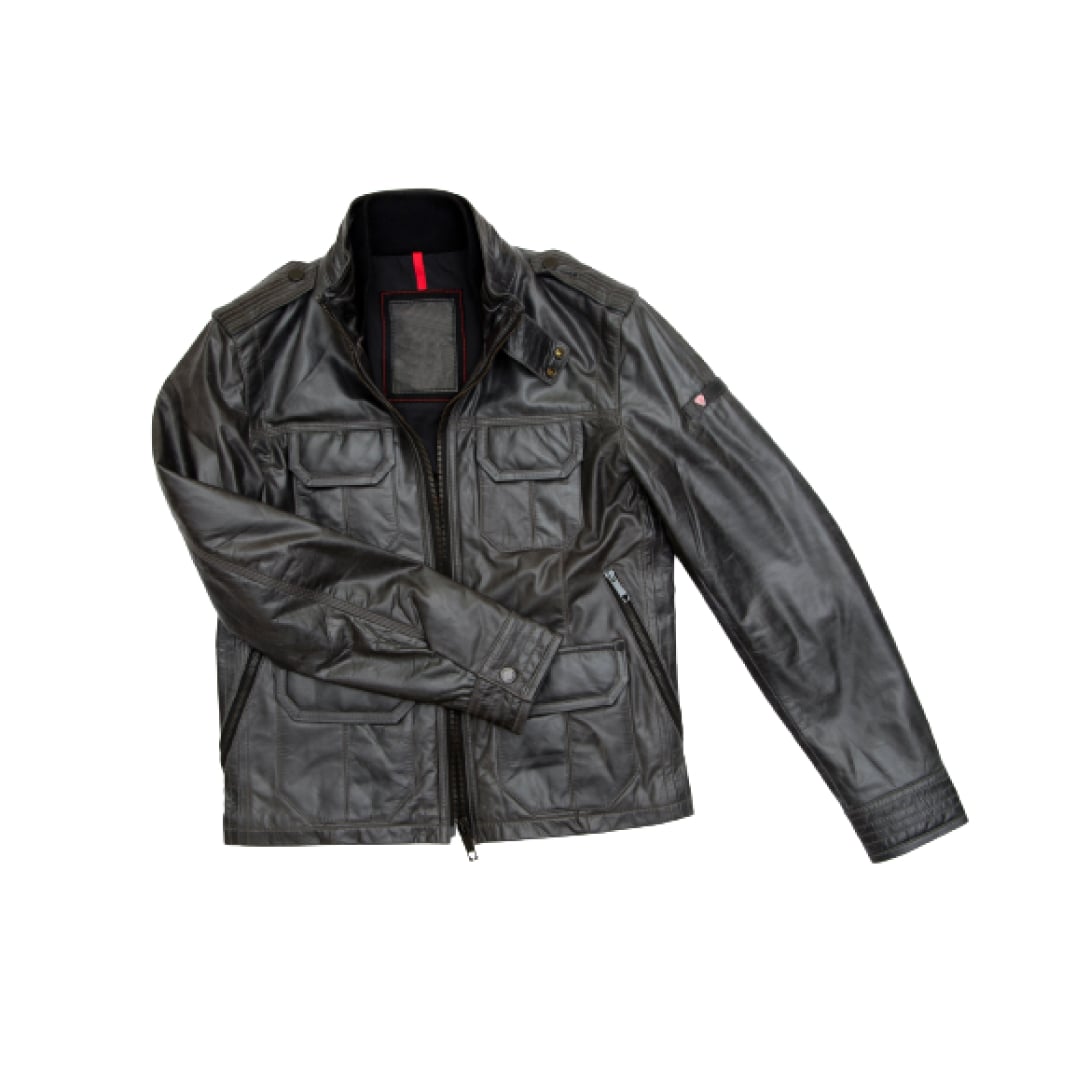 Mens Regular-Fit Long-Sleeve Poplin Jacket